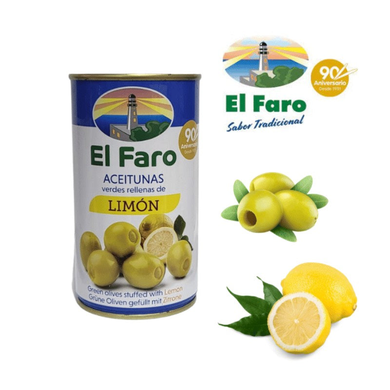 Spanische Oliven gefüllt mit Zitronen - Zitronenoliven Online Shop ...